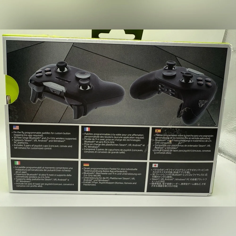 Bionik VULKAN Advanced Programmable Wireless Gaming Controller for PC, Android